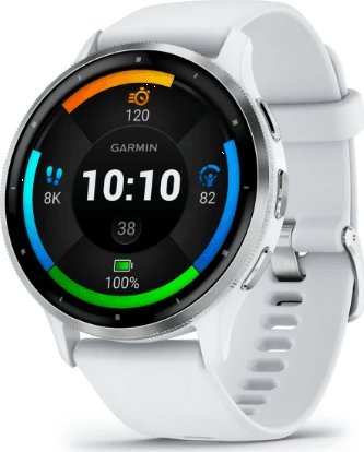 Zegarek sportowy Garmin Venu 3 Biało-srebrny (010-02784-00)