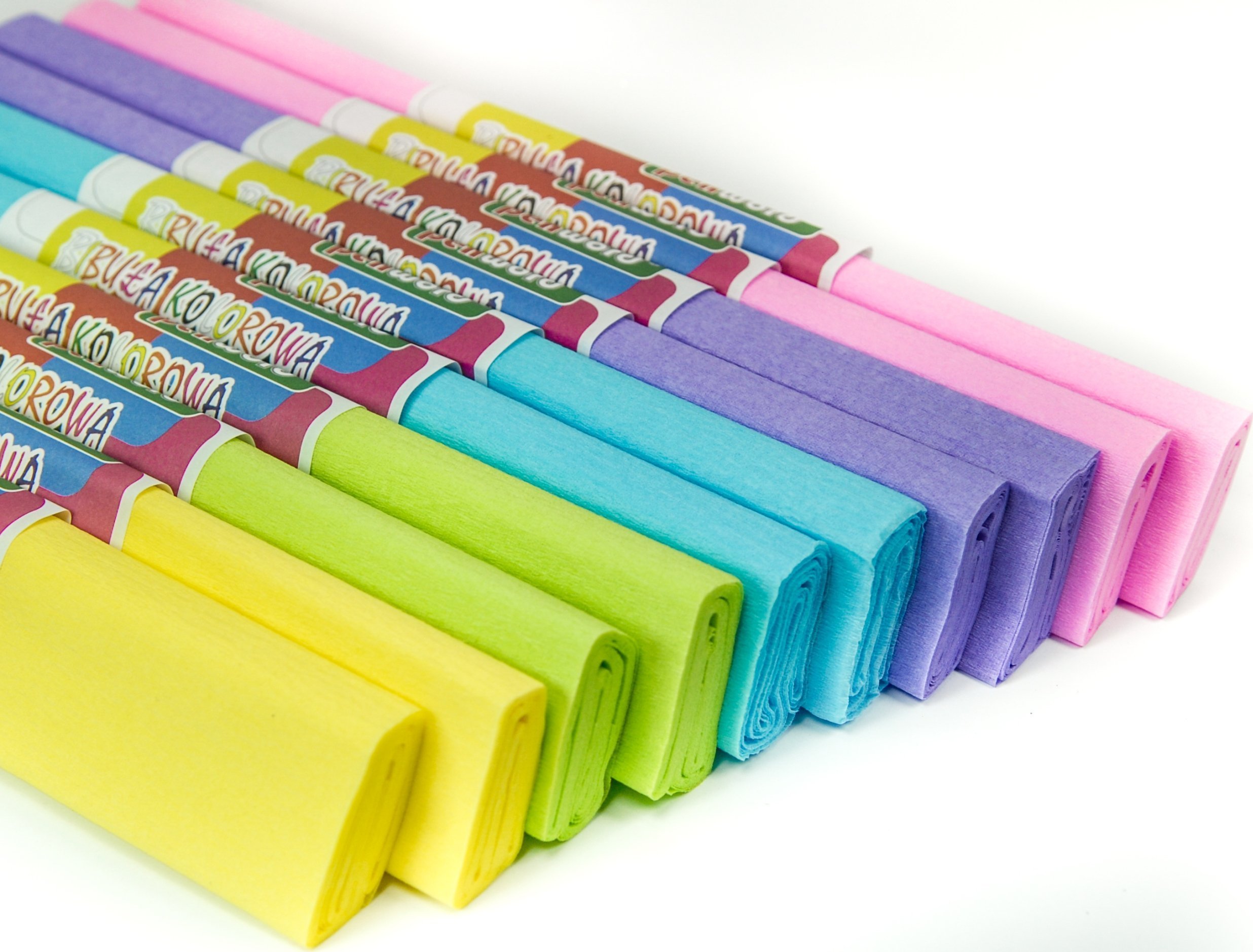 Polsirhurt Bibuła marszczona pastel 25x200 5szt mix kolorów cena za opakowanie