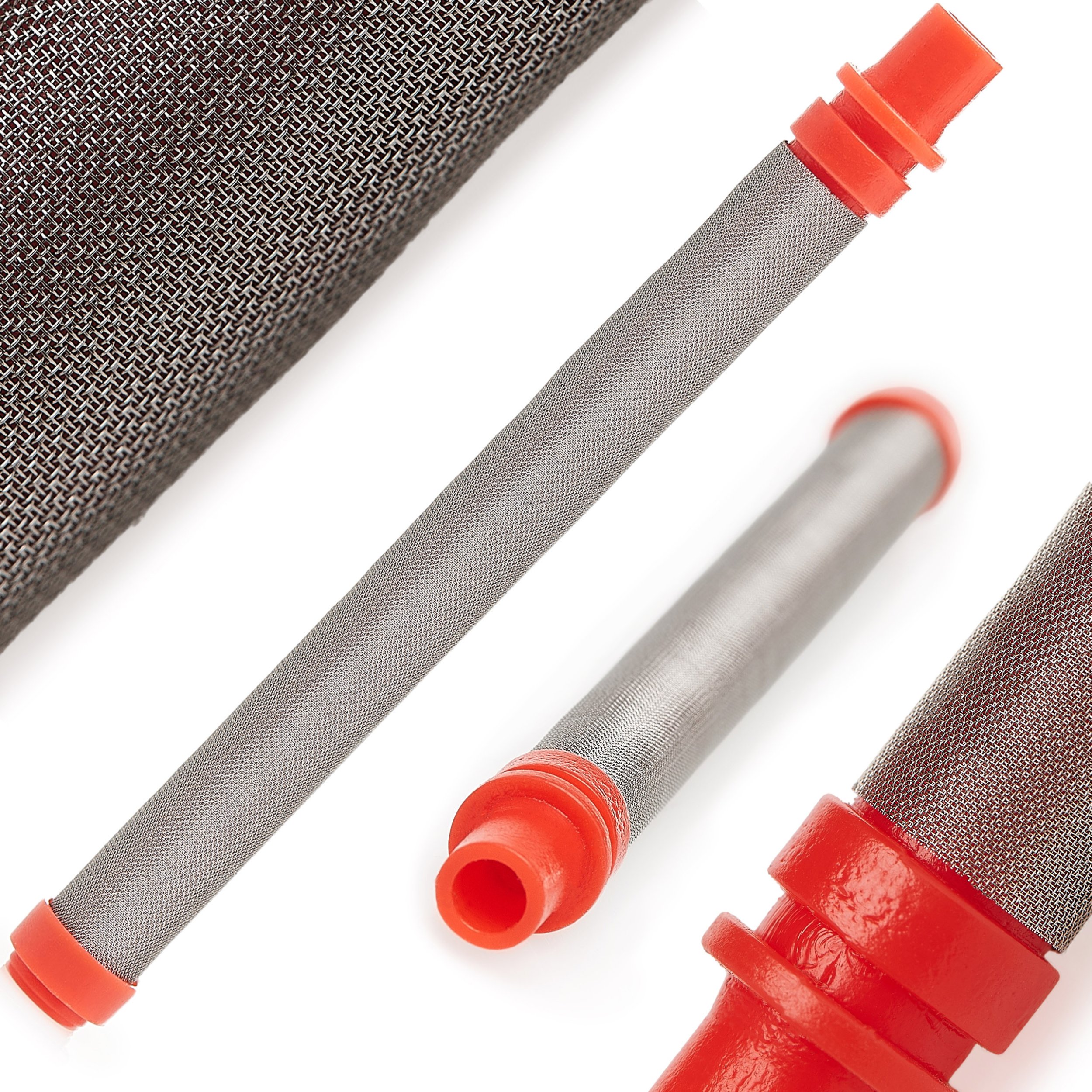 Filtr Paluszkowy do Agregatu Malarskiego 200 MESH Czerwony Techrebal