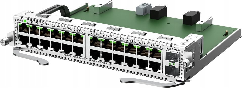 Reyee Zarządzalny Moduł | L3 | 24 porty 1Gbit + 2 porty Uplink SFP+ LC 10Gbit | Do switcha modularnego RG-NBS6002 (M6000-24GT2XS)