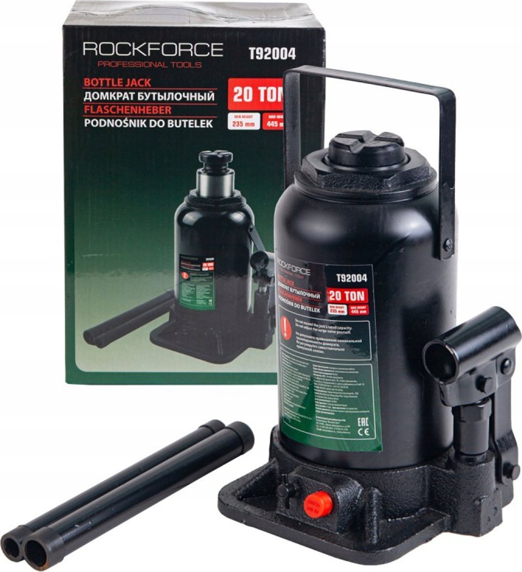 Rockforce ROCKFORCE DŹWIGNIK TŁOKOWY HYDRAULICZNY 20T 235-435mm