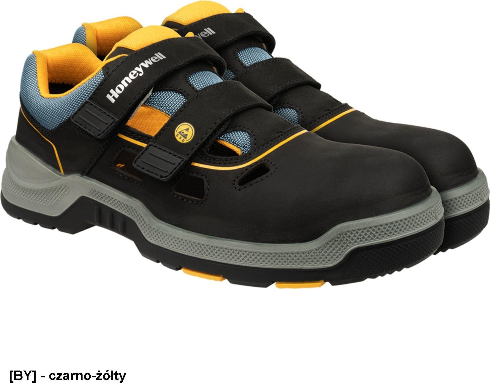 R.E.I.S. HW-EXPANDER-S - sandały bezpieczne, cholewka nubuk mikrofibra, podnosek kompozyt, izolacja podeszwy ciepło zimno 35