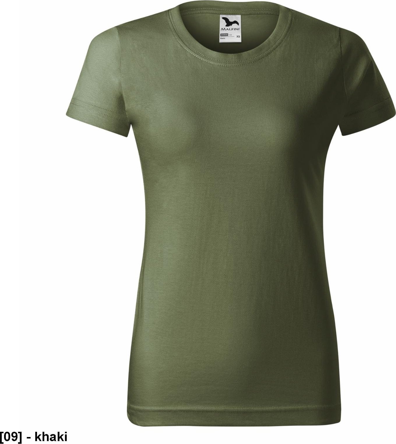 MALFINI Basic 134 - ADLER - Koszulka damska, 160 g/m - KHAKI L