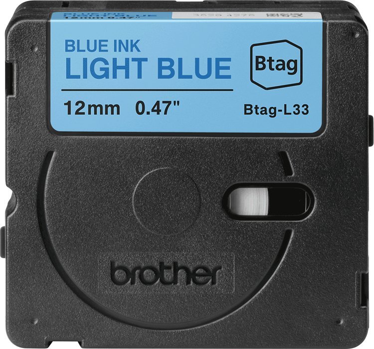 Brother Brother BTAG-L33 taśmy do etykietowania Blue on light blue