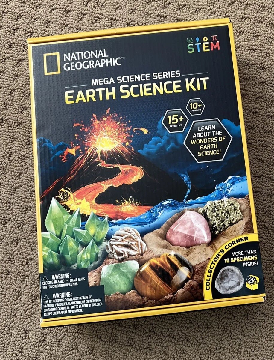 National Geographic National Geographic S. E. Mega Earth Science Kit