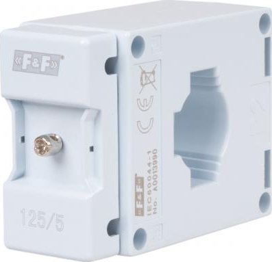 F&F Przekładnik prądowy 125/5A FI22, kl. 0,5