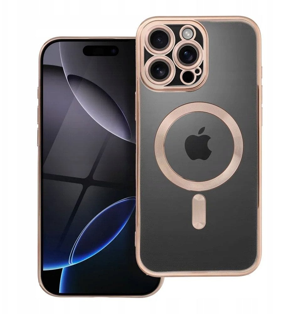 Futerał ELECTRO MAG COVER kompatybilny z MagSafe do IPHONE 16 Pro brązowy