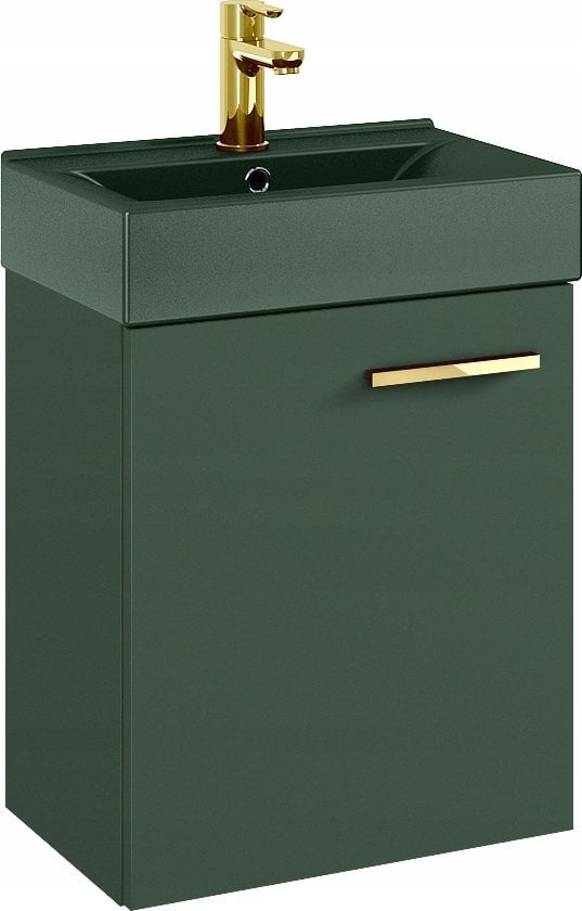 168763 SET TINY 45 1D FORREST GREEN MATT (SZAFKA+UMYWALKA) //EL.168763