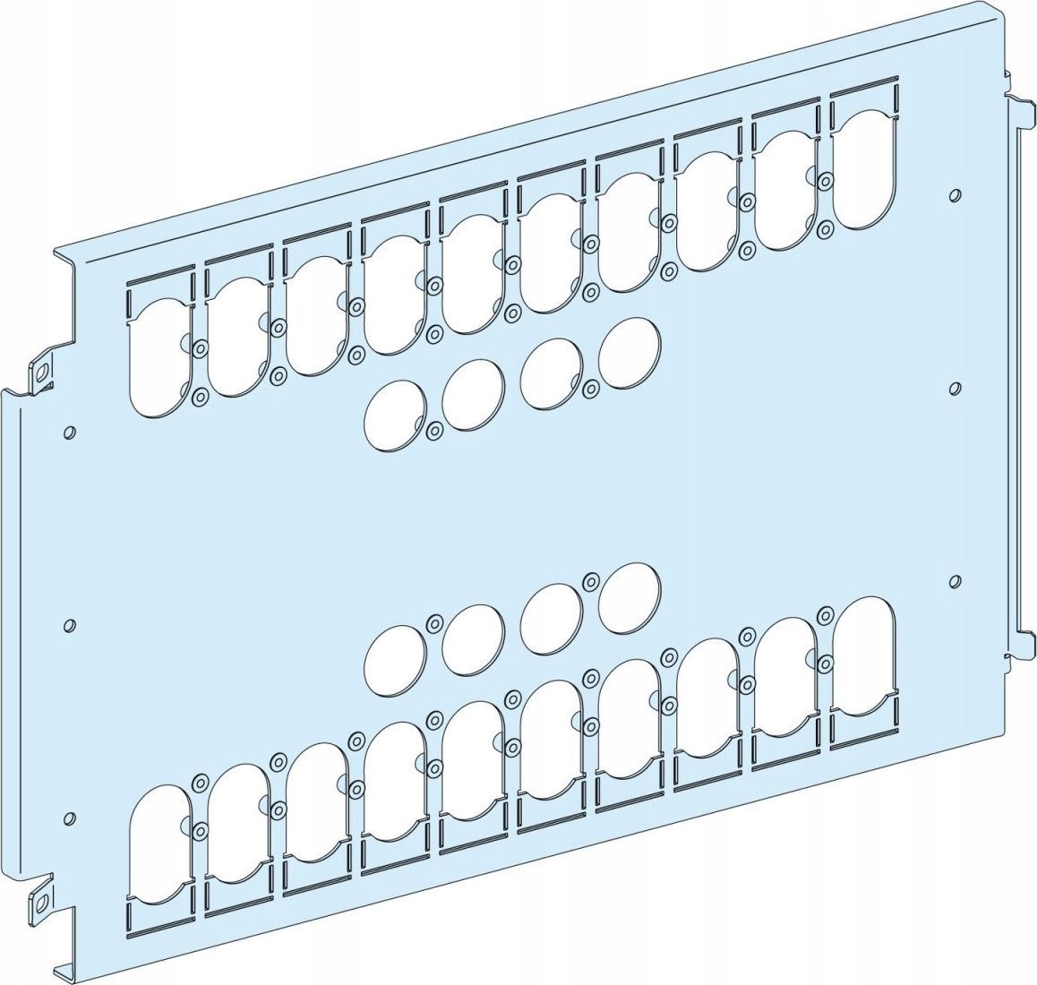 Schneider Electric Płyta montażowa pionowa 2 NS630/1 INS630, szer. 650mm LVS03461