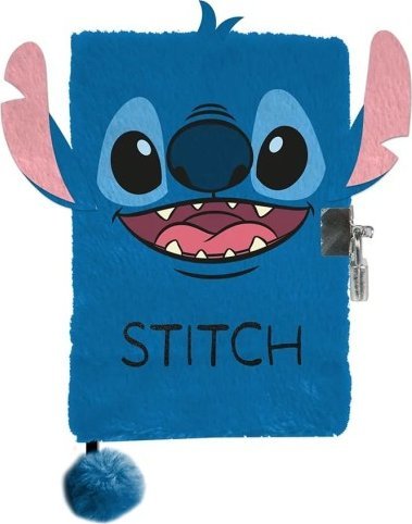 STICH LILO PAMIĘTNIK PLUSZOWY WŁOCHACZ z KŁÓDKĄ DZIECIĘCY MIĘTOWY