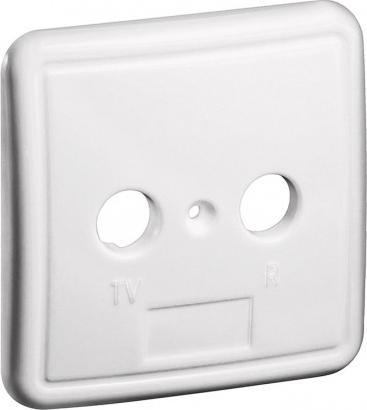 Goobay Pokrywa 2-otworowa do gniazd antenowych