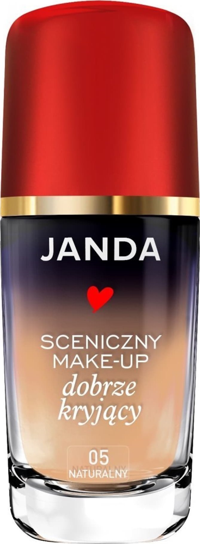 Janda Make-Up Sceniczny dobrze kryjący nr 05 naturalny 30ml