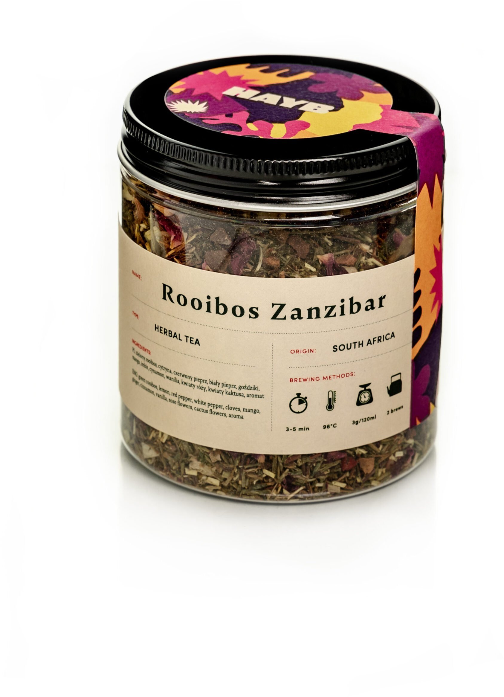 HAYB Herbata Rooibos Zanzibar 70g