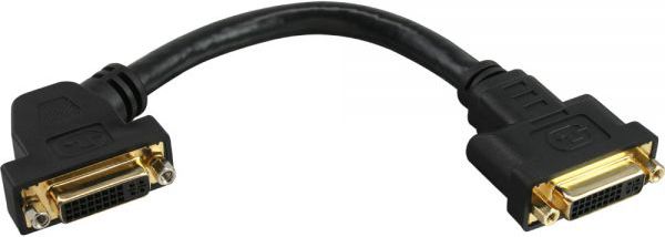 Adapter AV InLine DVI-I - DVI-I czarny (17301G)