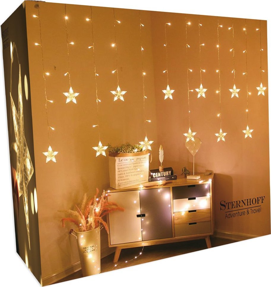 Dekoracja świąteczna Sternhoff kurtyna świetlna