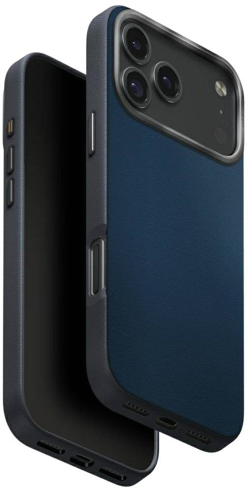 UNIQ Lyden DS Case for iPhone 17 Pro Max Magclick Charging Blue/Black