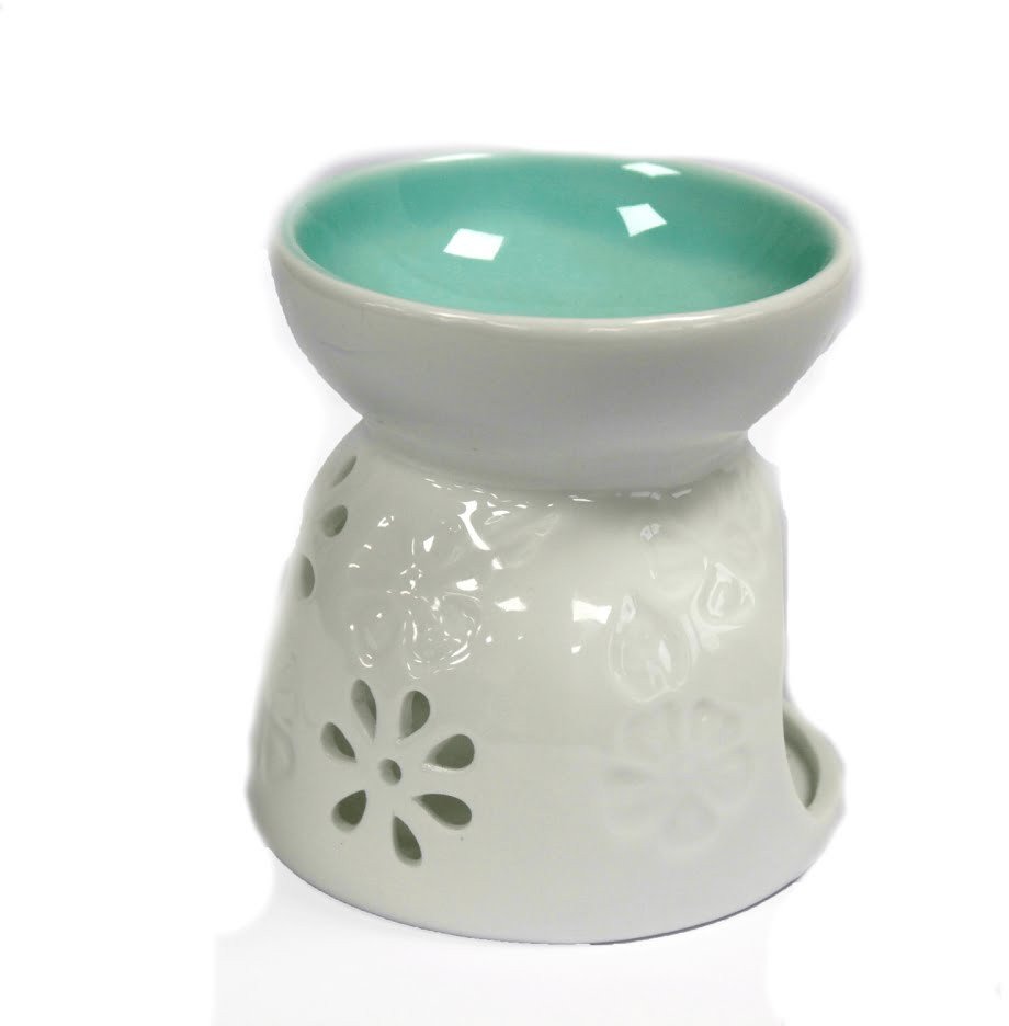 Białe kominki zapachowe - Kwiaty