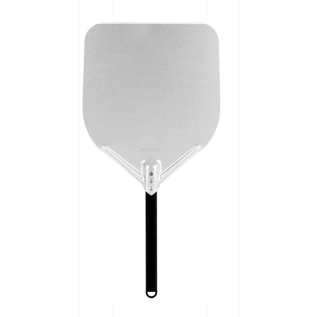 Łopata do pizzy z anodowanego aluminium z aluminiowym uchwytem, kwadratowa, 355x405x710 mm | TECHNICA, Pizza Line