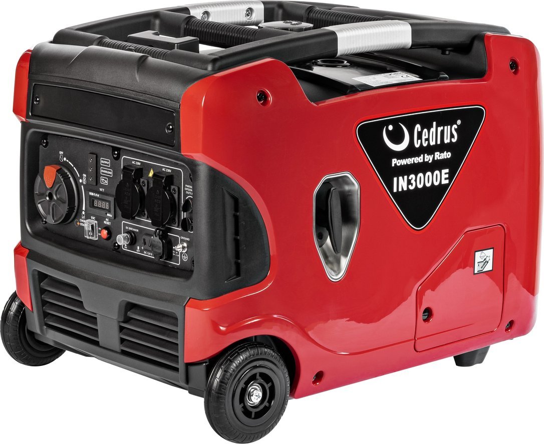Cedrus CEDRUS IN3000E AGREGAT GENERATOR INWERTOROWY PRĄDOTWÓRCZY INWERTEROWY WALIZKOWY 230V 3.3 KW ESTART - ROZRUSZNIK EWIMAX - OFICJALNY DYSTRYBUTOR