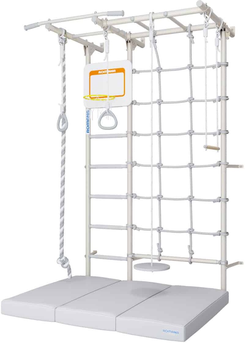 Drabinka gimnastyczna Next-5 Max 220 cm z talerz-huśtawką i materacem CE