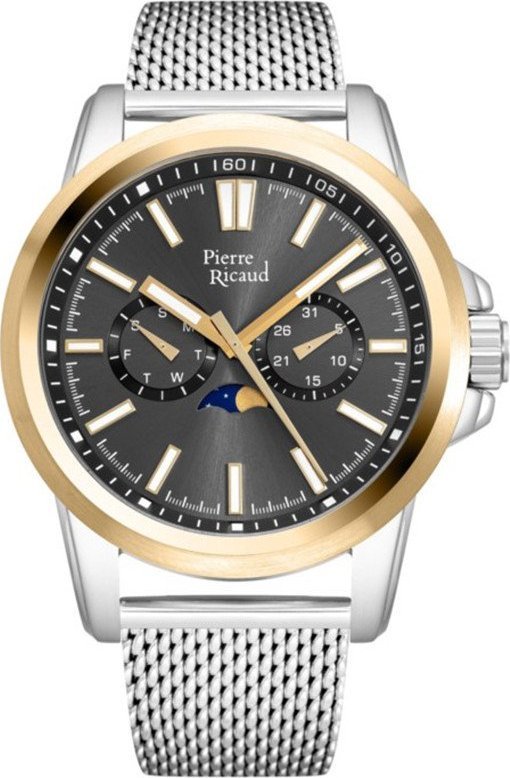 Zegarek Pierre Ricaud Zegarek męski Pierre Ricaud P60034.2117QF srebrny