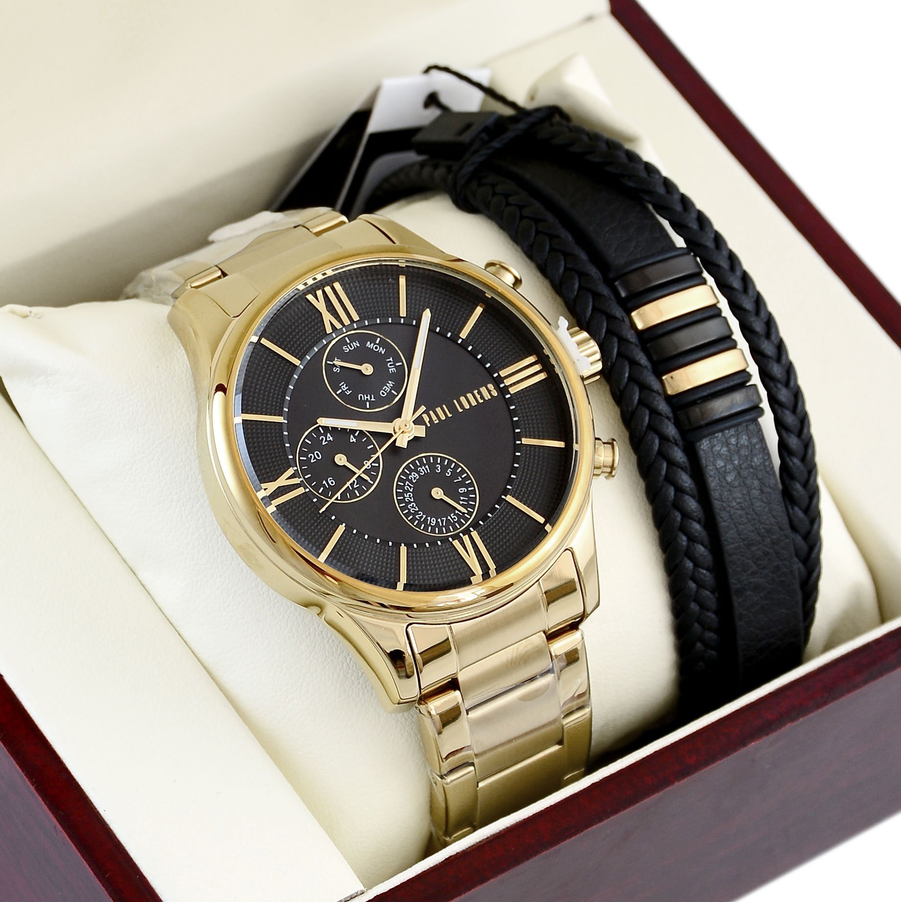 Zegarek Paul Lorens Zestaw męski zegarek Paul Lorens-SAVRES 11652B6-1D1 + bransoletka