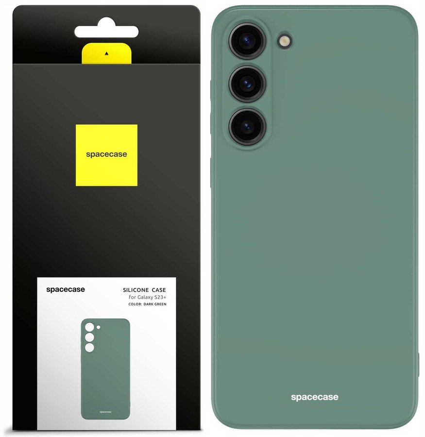 SpaceCase Etui Silicone Case Galaxy S23+ dark green standard