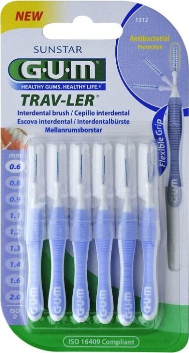 Sunstar GUM D.GUM SZCZ.MIĘDZ.FIOLET A_6 1312/6