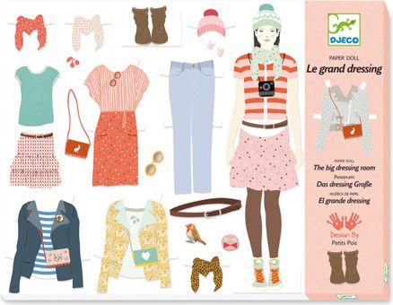 Djeco Zestaw do projektowania ubrań - Wielka szafa