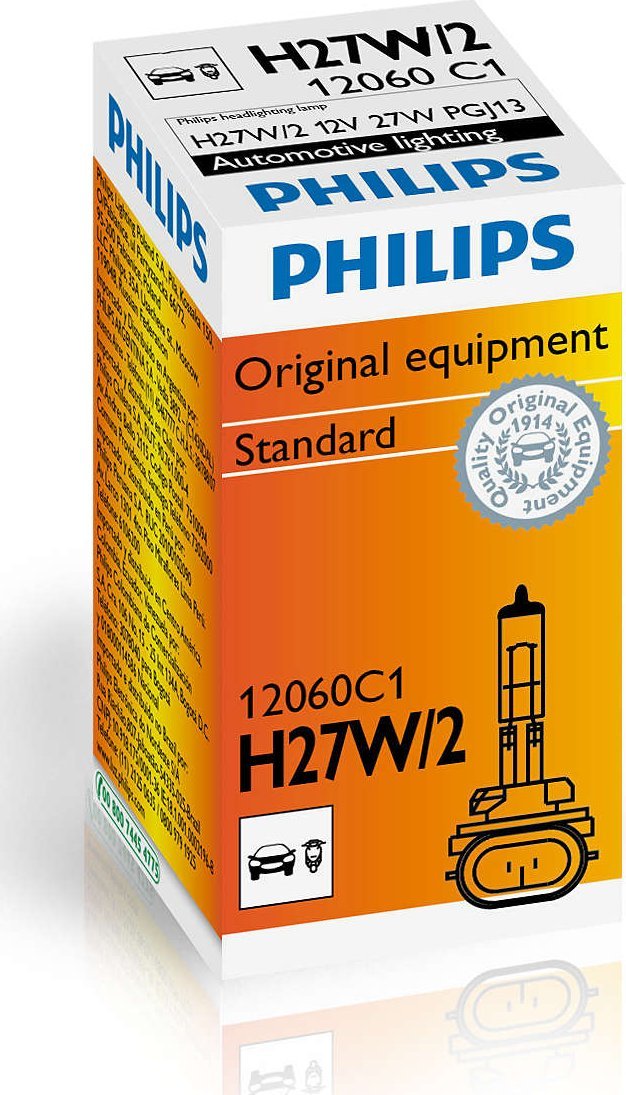 Philips ŻARÓWKA H27W/2 12V/27W PGJ13 1SZT.