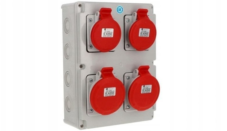 Rozdzielnica 2x5x32A 2x5x16A INA=32A IP54 SB-003005-S0040-54