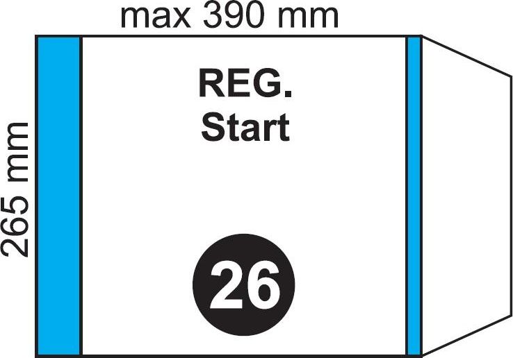 Folplast Okładka na podr regulowana NR 26 (20szt)