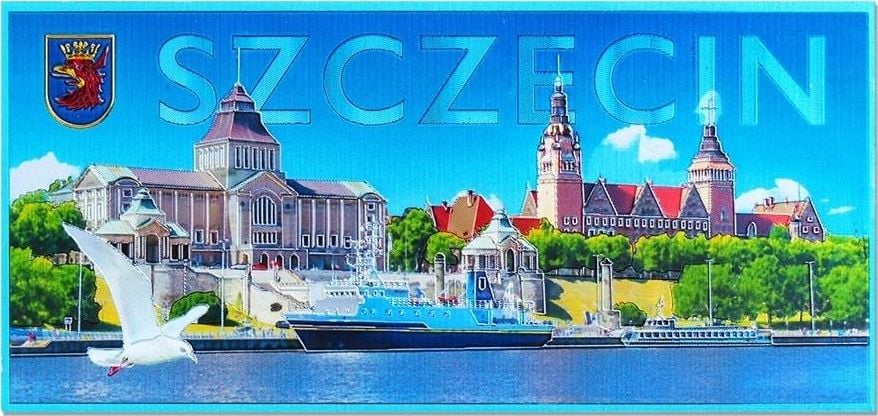 Pan Dragon Magnes I love Poland Sczecin ILP-MAG-C-SZCZ-11