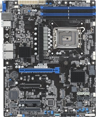 Asus Płyta główna Asus P13R-E/10G-2T 1x LGA1700 Intel Xeon E-24XX C266 (4xDIMM 8x SATA 2xM.2 2x10GbE ASMB11-iKVM ATX)