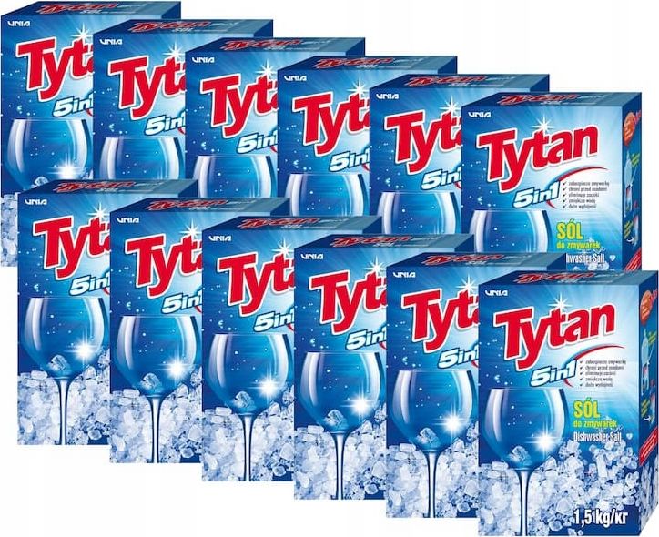 Tytan SÓL DO ZMYWAREK 5w1 1,5kg 11szt+1szt