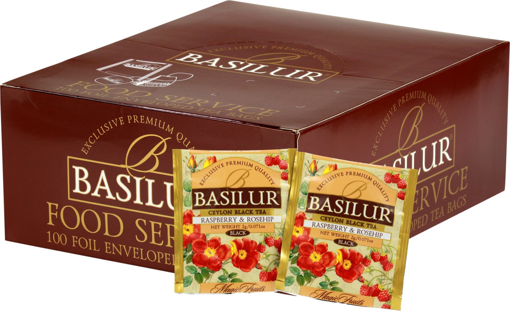 Basilur Herbata czarna BASILUR RASPBERRY ROSEHIP HoReCa
