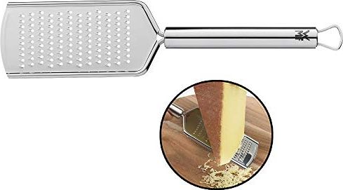 WMF Tarka do sera WMF Profi Plus ze stali nierdzewnej 25 cm, drobna powierzchnia do ruszania, tarka do parmezanu, tarka do cytryny, częściowo matowa s
