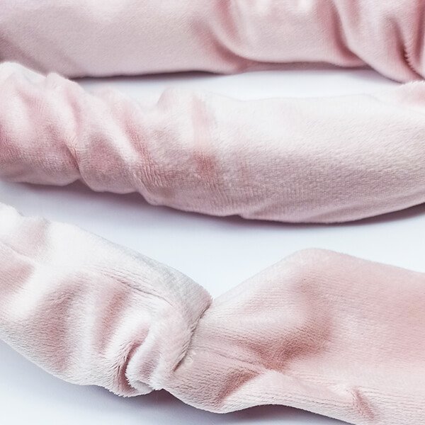 Yeye Wałek aksamitny VELVET do robienia loków Yeye Różowy