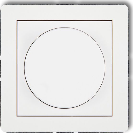 Karlik DECO Ściemniacz elektroniczny przyciskowo-obrotowy biały DRO-1