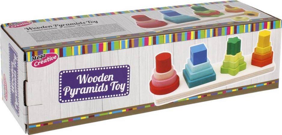 Mega Creative PIRAMIDKA DREW 28X8X8 MC WOOD PUD 70