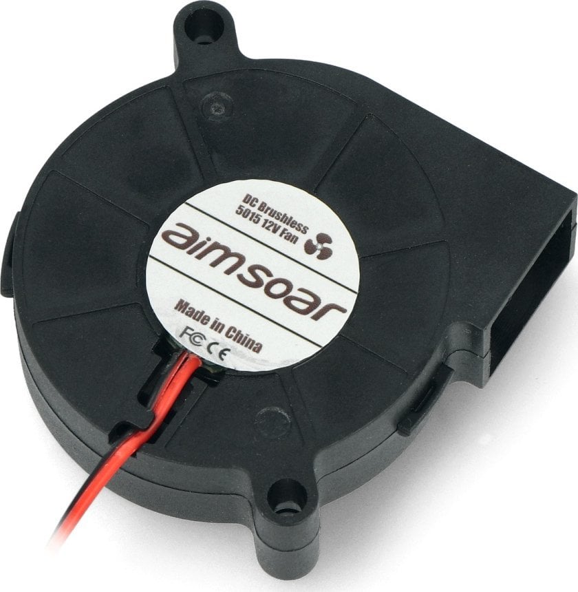 OEM Turbina chłodząca - wentylator 12V 50x50x15mm 2 przewody}
