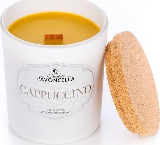 Świeczka sojowa Cappuccino biała 135g