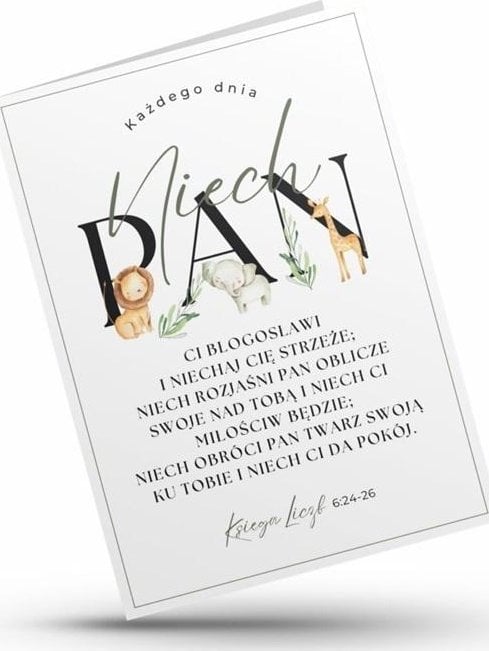 HENRY Karnet - Niech Pan Ci błogosławi... - zwierz±tka