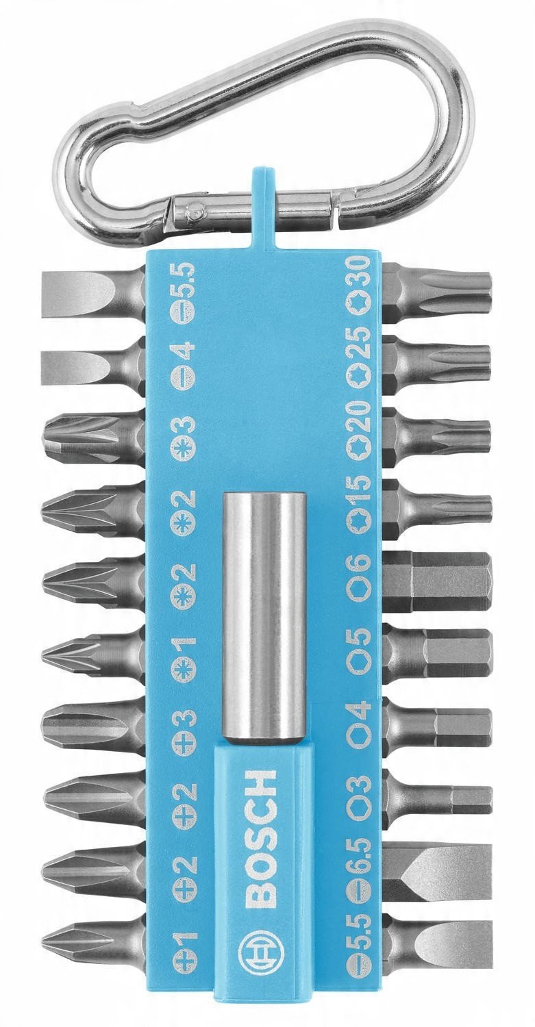 Bosch Zestaw bitów, 21 sztuk + uniwersalny uchwyt magnetyczny
