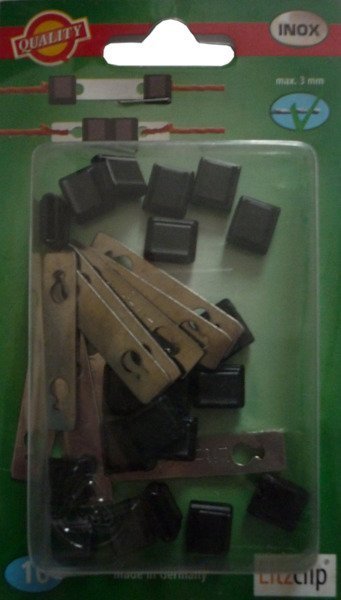 Kerbl Złączka do linki 3mm LITZCLIP, 10szt.