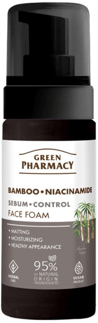 Green Pharmacy Pianka do mycia twarzy Bambus i niacynamid 150ml