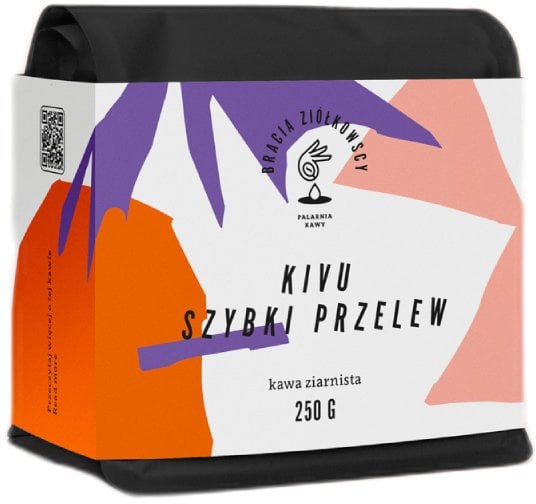 Kawa ziarnista Bracia Ziółkowscy Kivu Szybki Przelew 250 g