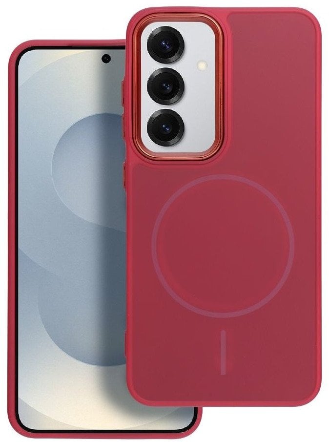 Futerał FRAME MAG COVER kompatybilny z MagSafe do SAMSUNG A07 magenta