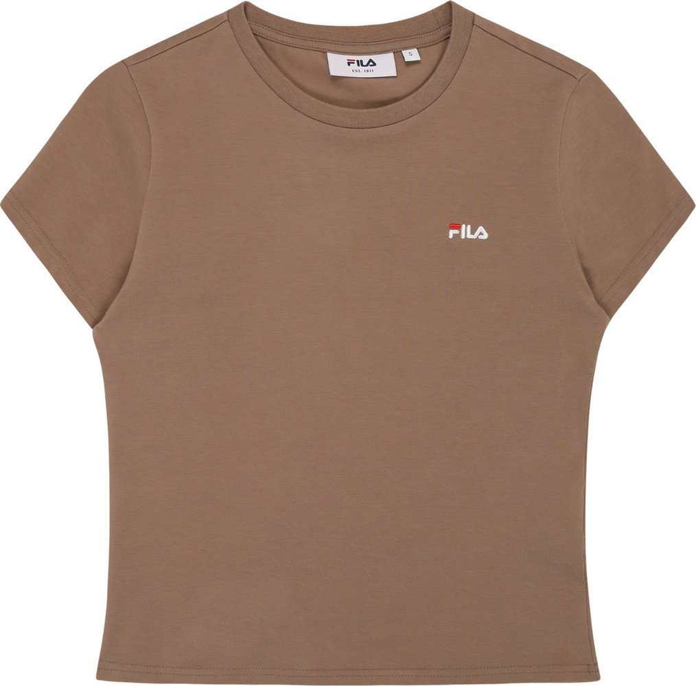 Koszulka damska Fila Trivero beżowa FAW1205 70008 L