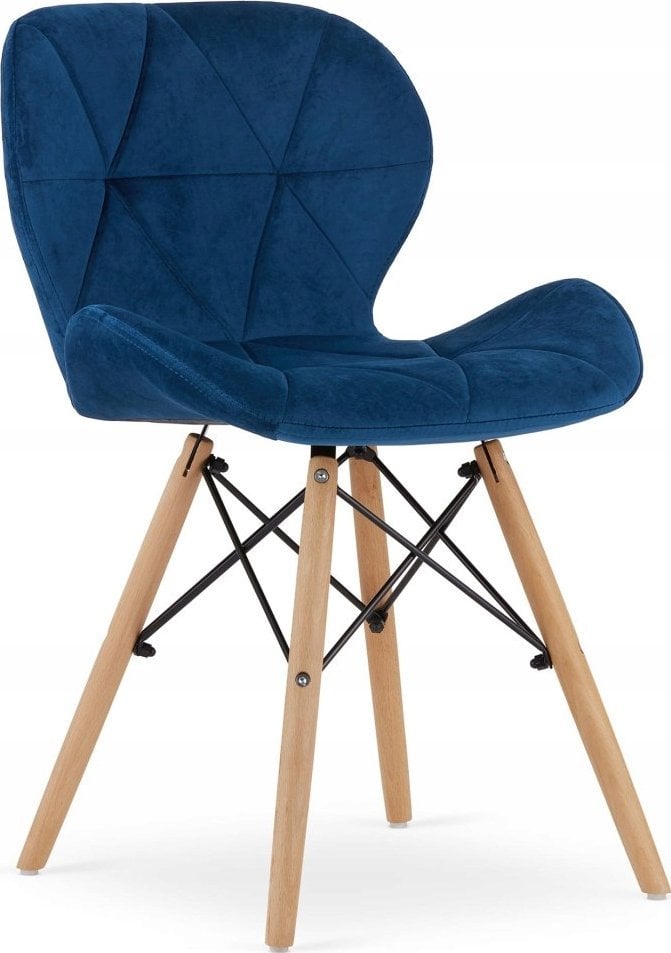 Leobert Krzesło LAGO Aksamit - granatowe x 3